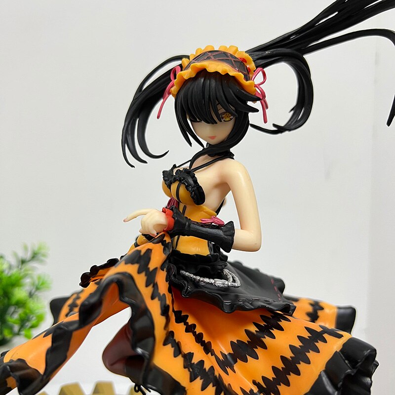 28cm Date A Live II Anime Figure Kurumi Tokisaki Action Figure Nightmare Kurumi Tokisaki Sexy 1/8 PVC Figurine Model Doll Toy