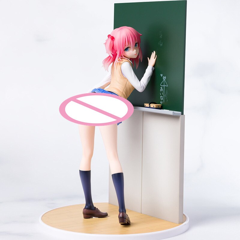 24cm Native Pink Cat Aina Endo Figure Urane 1/7 Scale Uniforms Adult Girl PVC Action Figure Collection Model Toy Doll Kids Gifts