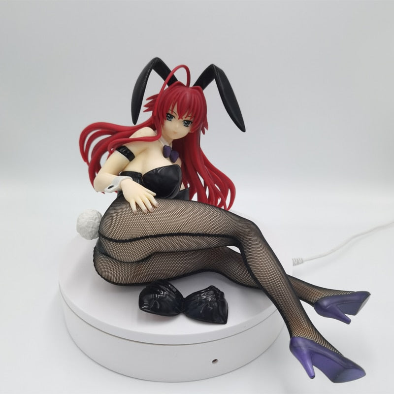 30cm High School D x D HERO Anime Figure Akeno Himejima Bunny Ver Action Figure Rias Gremory Sexy Girl Feature Model Doll Toy