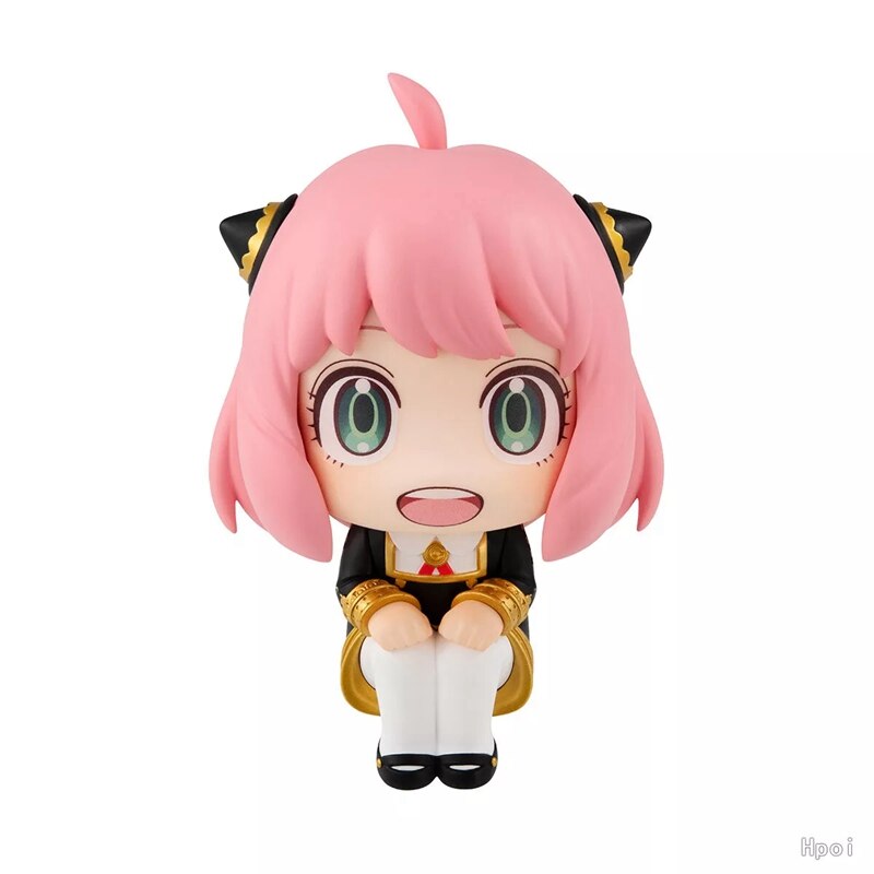 Anime SPY×FAMILY Anya Forger Figure 12CM PVC Sitting Posture Cute Model Dolls Box-packed Cartoon Toy Gift Ornament