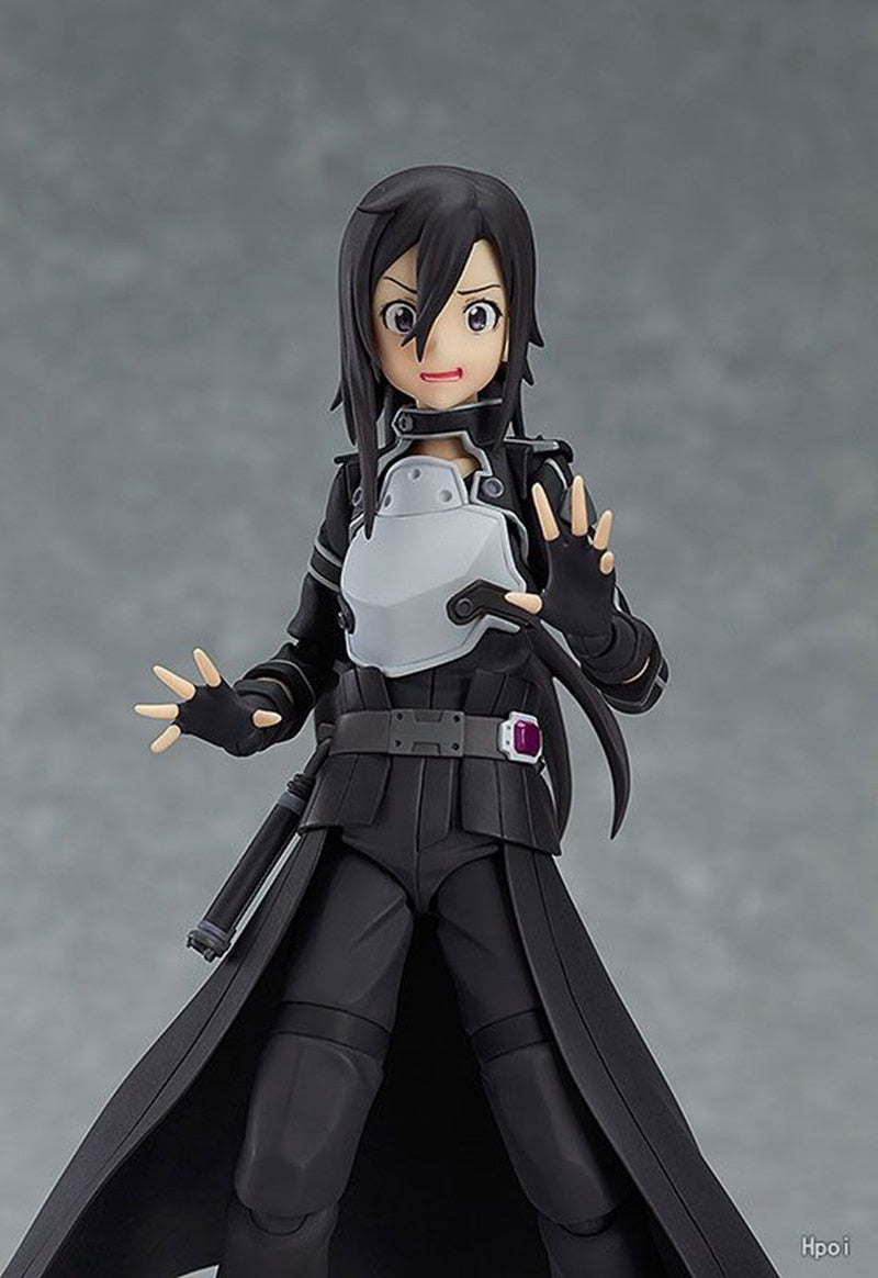 14CM Anime Sword Art Online Figure Action Kirigaya Kazuto Figuine Replacement Model Toy Doll Ornament Base Color Box