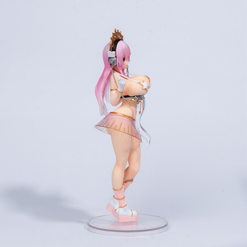 25cm Anime Nitro Super Sonic SUPER SONICO Libra Ver. Sexy Girls Scale Painted PVC Action Figure Model Collectible Toys Doll 1/6