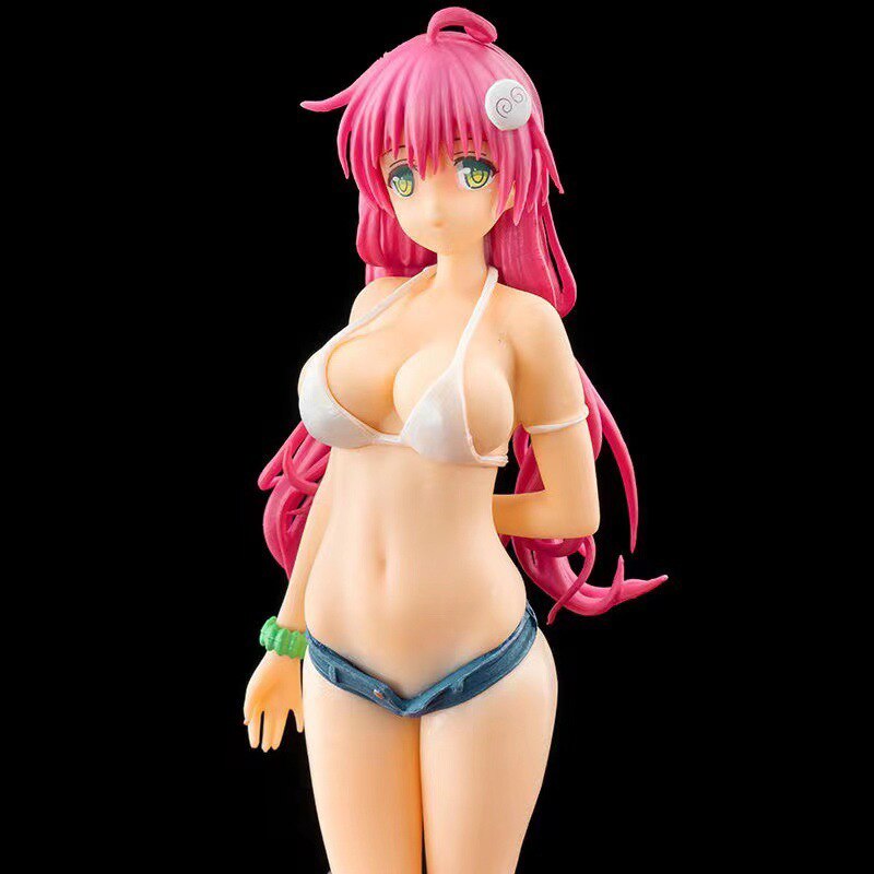 22cm Anime To Love Action Figure Succubus Lala Satalin Deviluke Swimsuit Sexy Girl Doll PVC Collectible Model Toy kid Gift