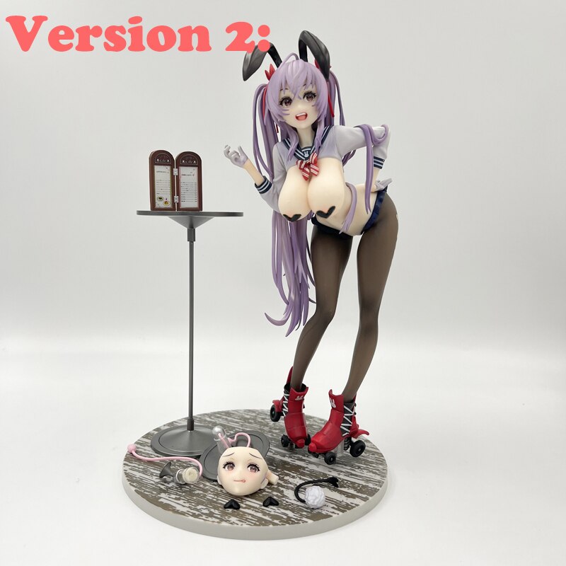 27cm Hentaii Native Rocket Boy Anime Girl Figure Mappaninatta Twintail-chan Bunny Girl Sexy Action Figure Adult Model Doll Toys