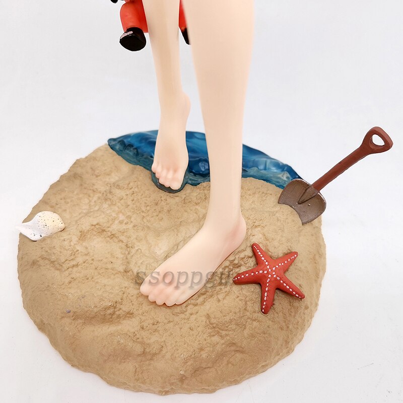 Anime Naruto Figure Beach Hyuga Hinata Adult Girl PVC Action Figure Collection Desktop Scene Statue Model Toys Doll Kids Gifts