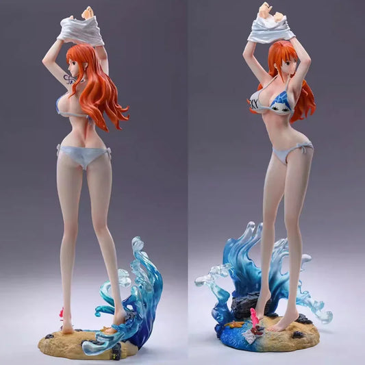 35CM One Piece Anime Figure Nami Japanese Anime Sexy Girl PVC Action Figure Adults Collection Model Doll gifts