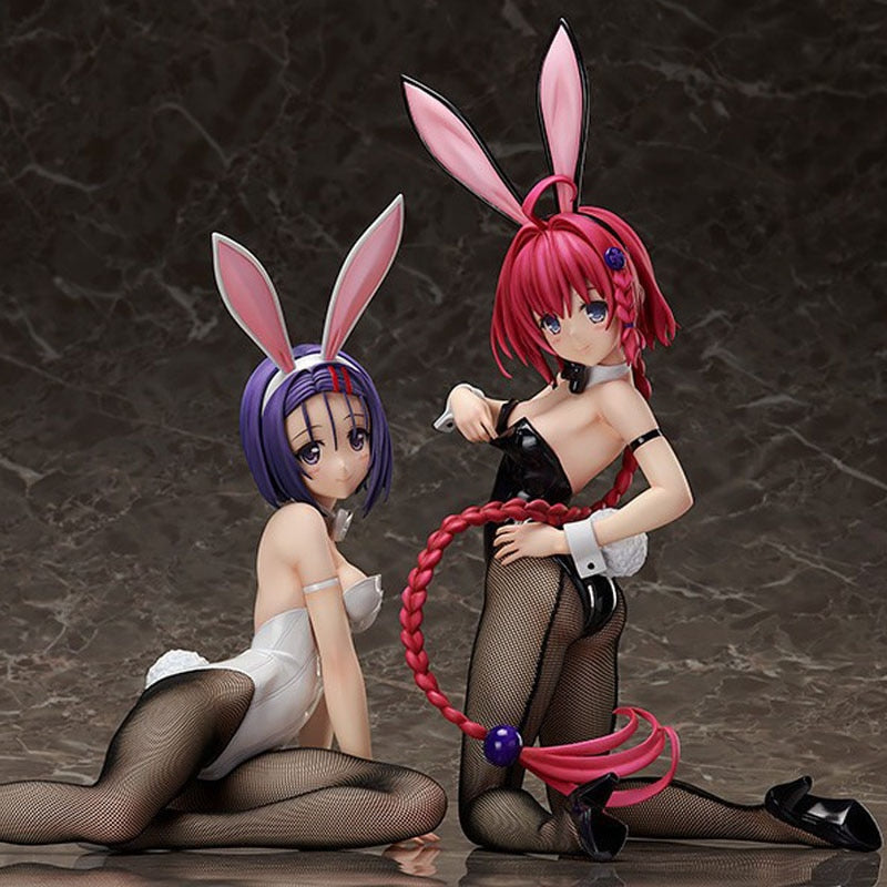 1/4 FREEing B-style ToLove Darkness Bunny Girl Figure Kurosaki Meia Japanese Anime PVC Action Figure Toy Collection Model Doll