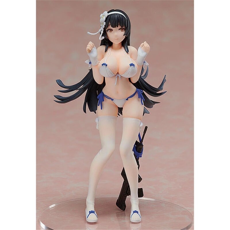 14CM Sexy Swimsuit Games Girls Frontline Anime Figure Sexy Undressing Standing Cute Girl Model PVC Static Toys Collection Doll