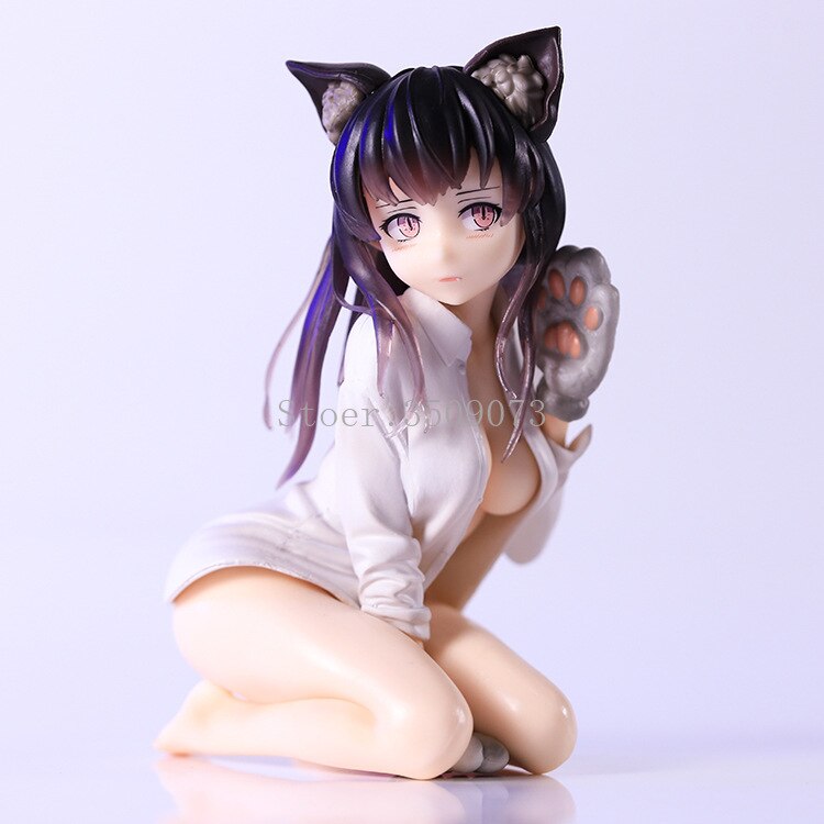 14cm DCTer Koyafu Catgirl Mia Sexy Anime Figure Native Skytube Nekomusume Miya Action Figure Adult Collection Model Doll Toys