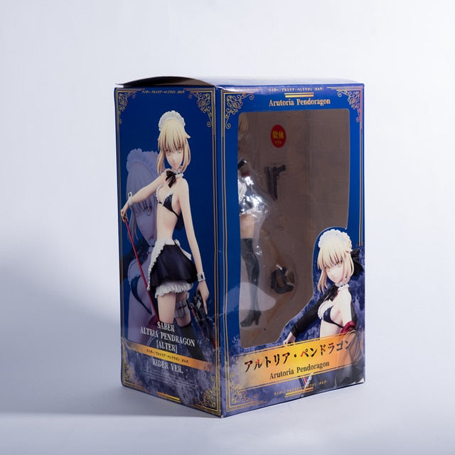 Fate/Grand Order Anime Figure Saber Altria Pendragon Swimwear Maid PVC Action Figure Toy Statue Model Toys Adult Collection Doll