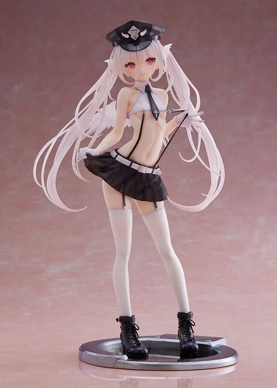 25cm Pink Charm Rurudo Tenshi Keisatsu Eru-chan Sexy Anime Girl Figure Insight Nem Lirim Action Figure Adult Model Doll Toy Gift