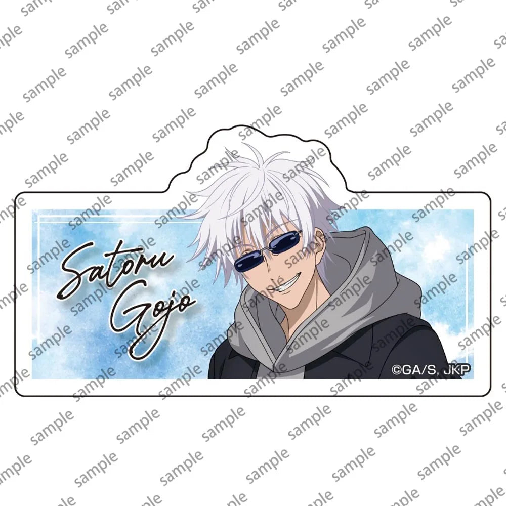 Jujutsu Kaisen Anime Figures Satoru Gojo Okkotsu Yuta Cosplay Acrylic Keychains Cute Bag Accessories Keyring Fans Birthday Gift