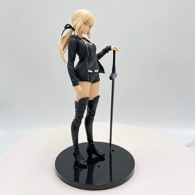 23cm Fate/Grand Order Sexy Anime Figure Saber Altria Pendragon Action Figure Saber Alter Casual Wear Figurine Model Doll Toys