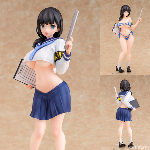 25cm Daiki Kougyou Sexy Anime Figure Majimeka!? Fuuki Iin-san Action Figure Wet JK Sexy Girl Figure Aldult Collection Model Toy