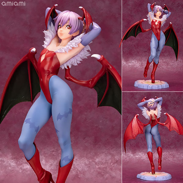 22cm Darkstalkers Bishoujo Lilith/Felicia Sexy Girl Anime Figure Vampire Morrigan Aensland Action Figure Adult Model Doll Toys