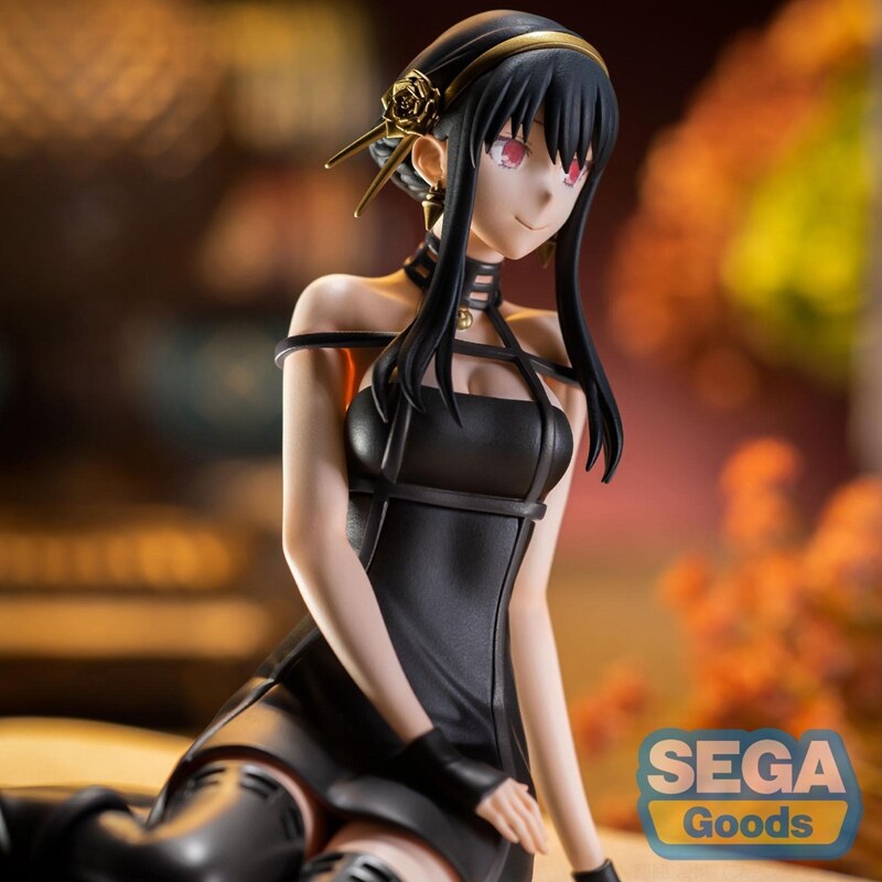 In Stock Anime SPY×FAMILY Yor Forger Figure 9CM PVC Seated Model Toy Gift Anya Forger Doll Genuine Original  Noodle Cup