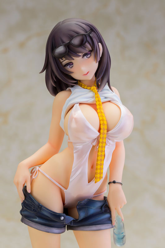 28CM Alphamax SKYTUBE STP Illustration Toshiue Kanojo Illustration by Kekemotsu 1/6 Complete Anime Girl PVC Action Figure Toy