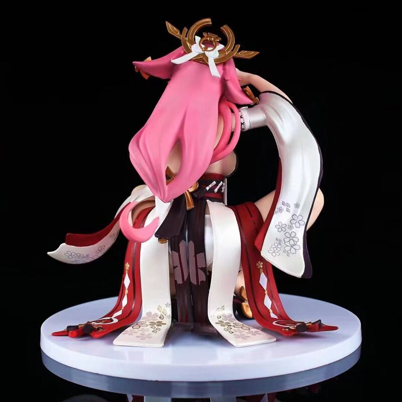 15cm Genshin Impact Yae Miko Anime Girl Figure Genshin Impact Mona Sexy Action Figure Adult Collectible Model Doll Toys Gifts