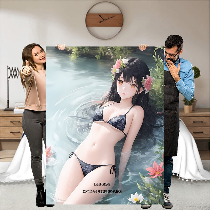 Cute Anime Girls Blanket Cartoon HD Single Mattress Aldult Sofa Bed Set Flannel for Children Teen Covers Bedding Blankets Gifts