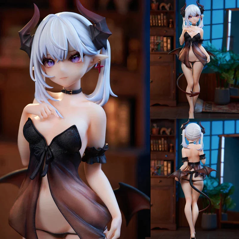 28cm NSFW Insight Little Demon Lilith Nude Girl Tsuishi Eye ver PVC Anime Action Figure Toys Adult Collection hentai Model Doll