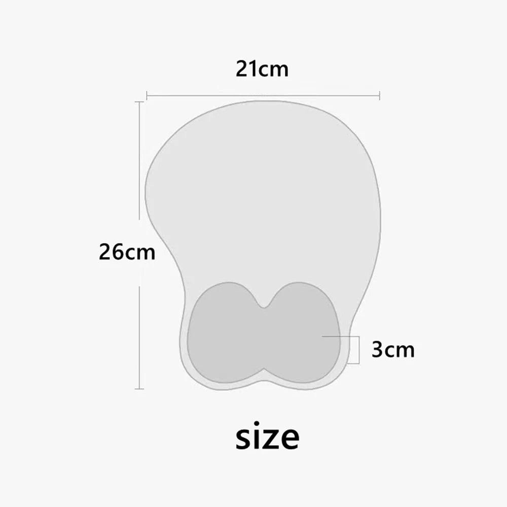 Sexy 3D Breast Mouse Pad Rose Elegant Lady Yor Forger SPY×FAMILY Soft Silicone Big Opaii Mousepad with Wrist Rest Desk Pad