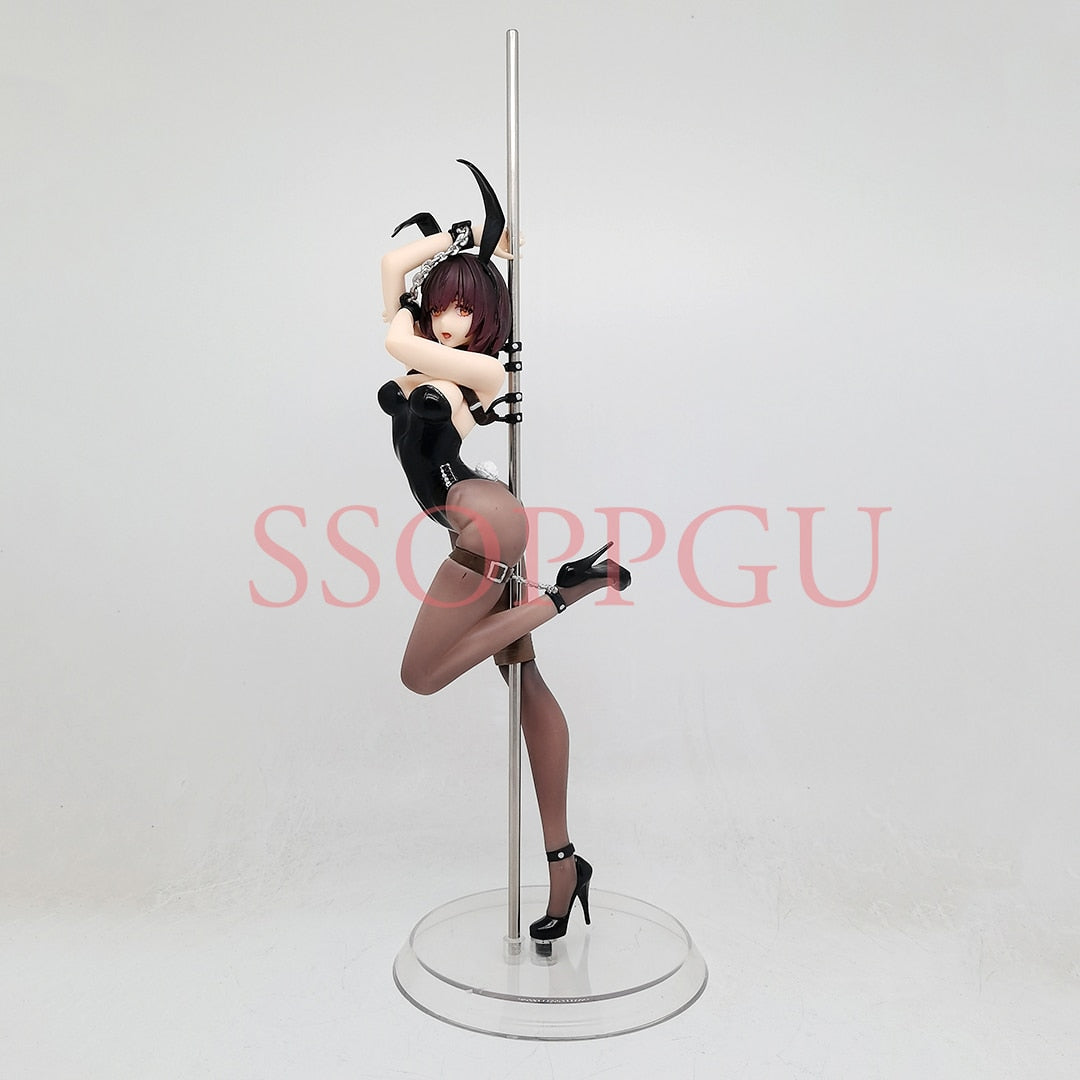 FreeWillStudio Bunny Girl Fu Figure Steel Tube Dance Sakurajima Mai Adult Girl PVC Action Figure Model Doll Toys Collection Gift