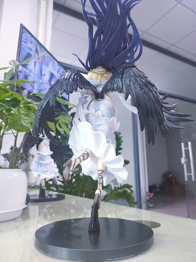 30cm Overlord IV Albedo Wing Anime Girl Figure Overlord Albedo Sobin Action Figure Adult Collectible Model Doll Toys