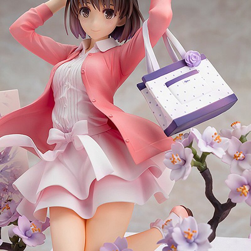 Anime Saekano How to Raise a Boring Girlfriend Action Figure Cherry Blossoms Megumi Kato Figure Lovely Girl Model Collection Toy