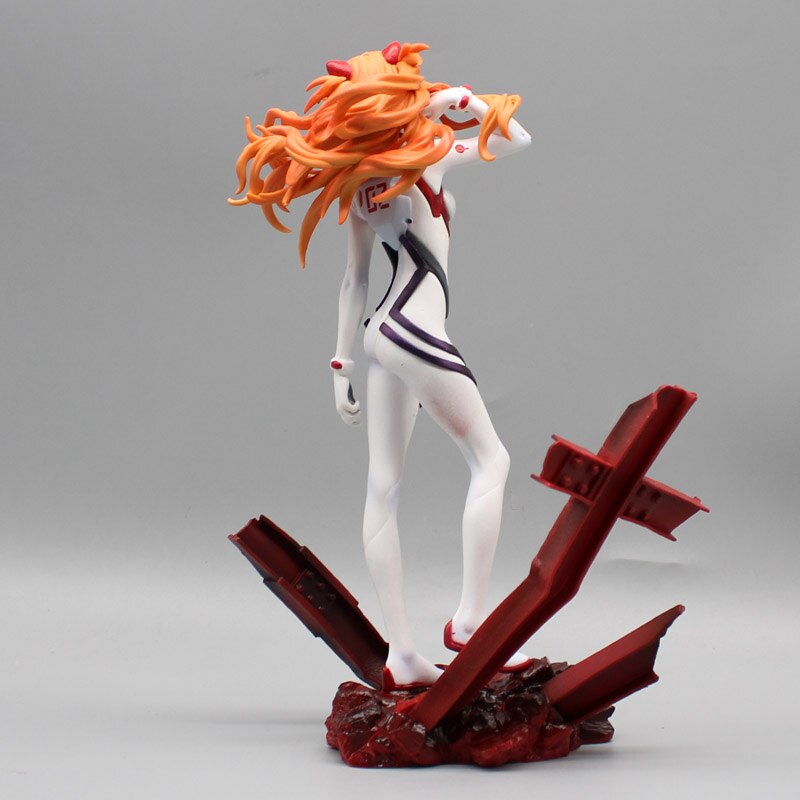 25cm EVA Asuka Shikinami Figure NEON GENESIS EVANGELION FINE Soryu Asuka Langley Action Figure PVC Collectible Model Toy