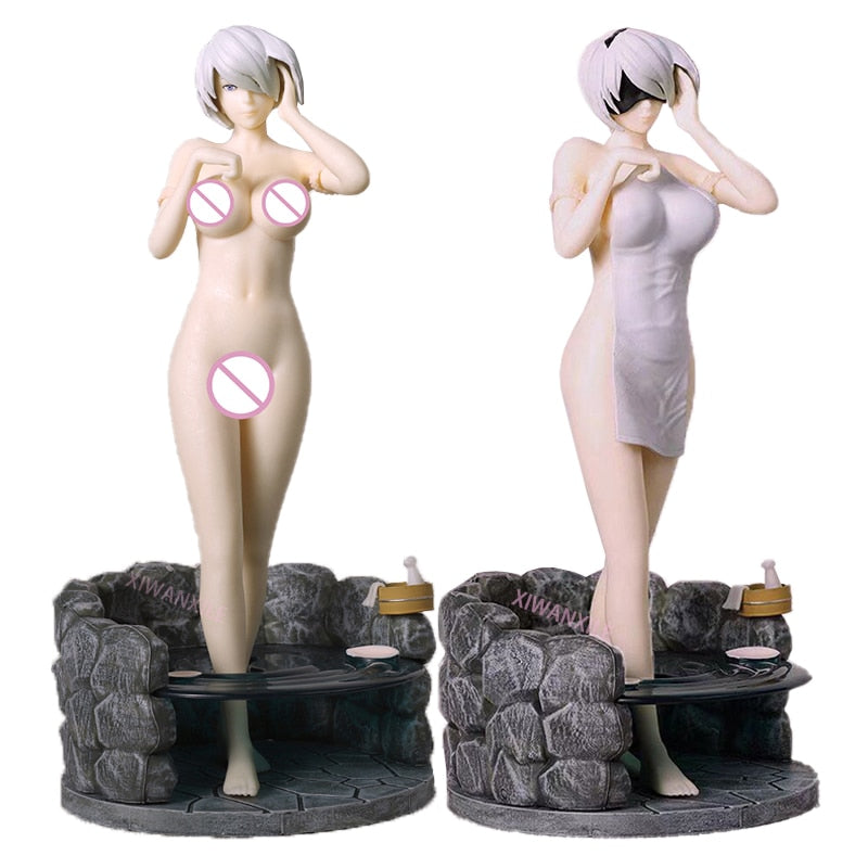 22cm NieR Automata 2b Sexy Girl Anime Figure 2b YoRHa No.2 Type B Action Figure YoRHa No.2 Type B Figurine Collectible Doll Toys