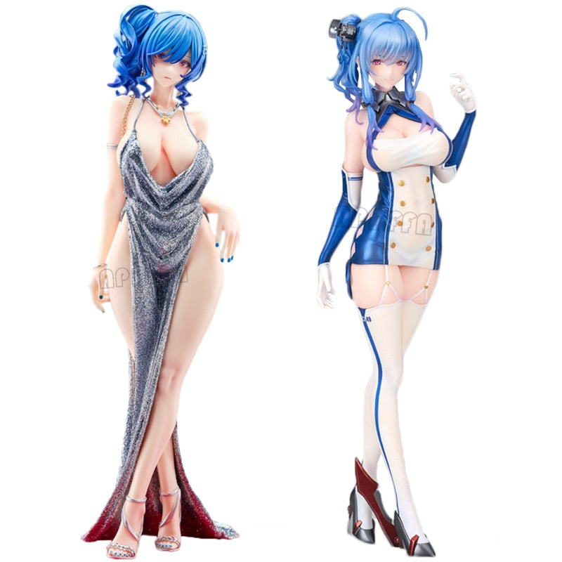 25cm Azur Lane St Louis Sexy Anime Girl Figure Hentai St Louis Dress Ver Action Figure Adult Collectible Model Doll Toys Gifts