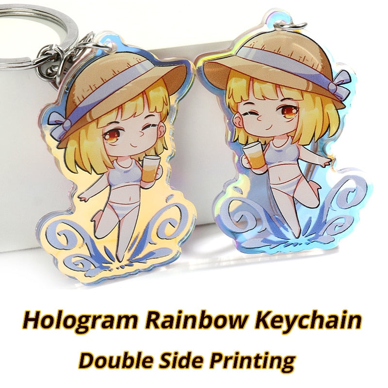 Custom Acrylic Keychain | Print on demand Acrylic chain | custom anime epoxy chain | Custom anime keychain