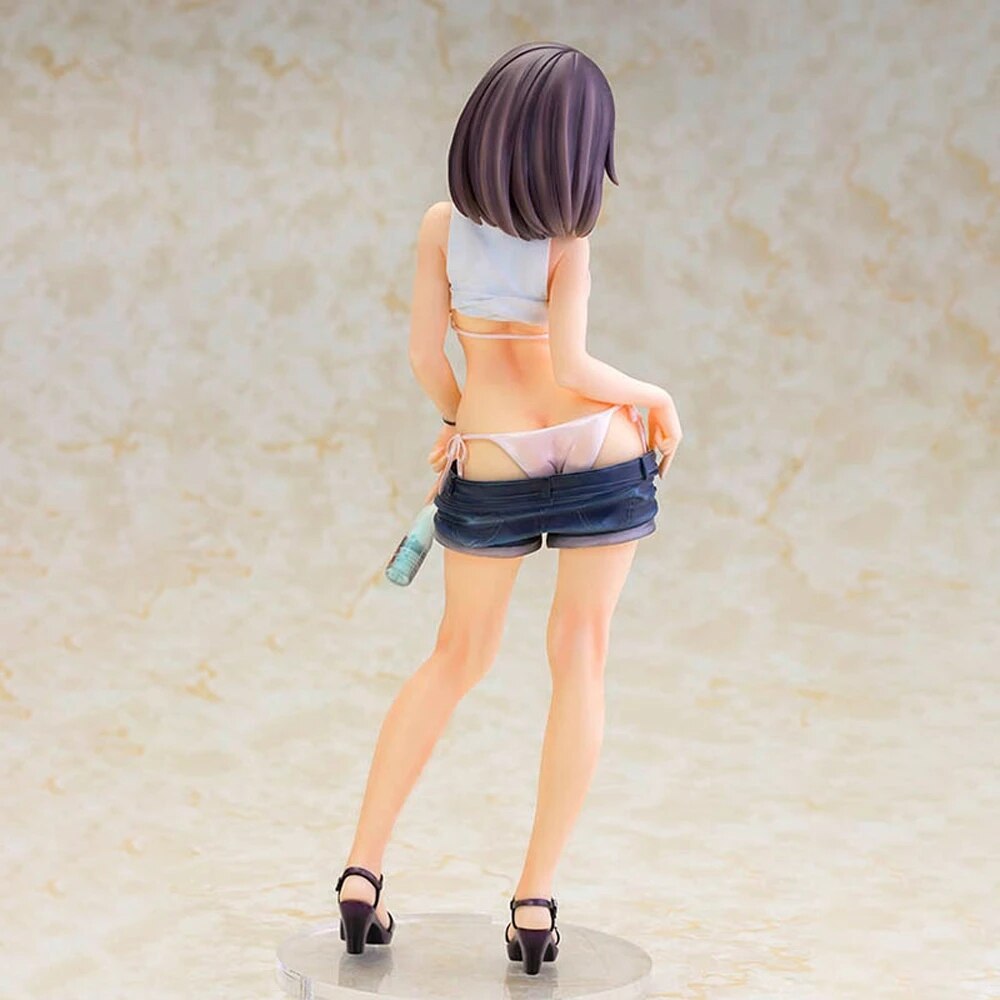 28CM Alphamax SKYTUBE Anime Girl Toshiue Kanojo 1/6 Complete PVC Action Figure Toy Statue Model Toys Adult Collection Doll Gift