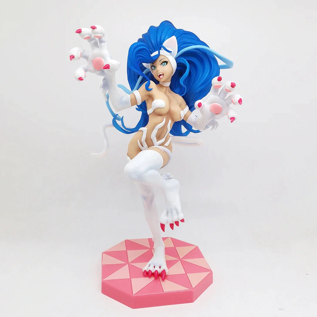 VAMPIRE HUNTER Darkstalkers: The Night Warriors Morrigan Aensland Anime Girl PVC Action Figure Toy Statue Collection Model Doll