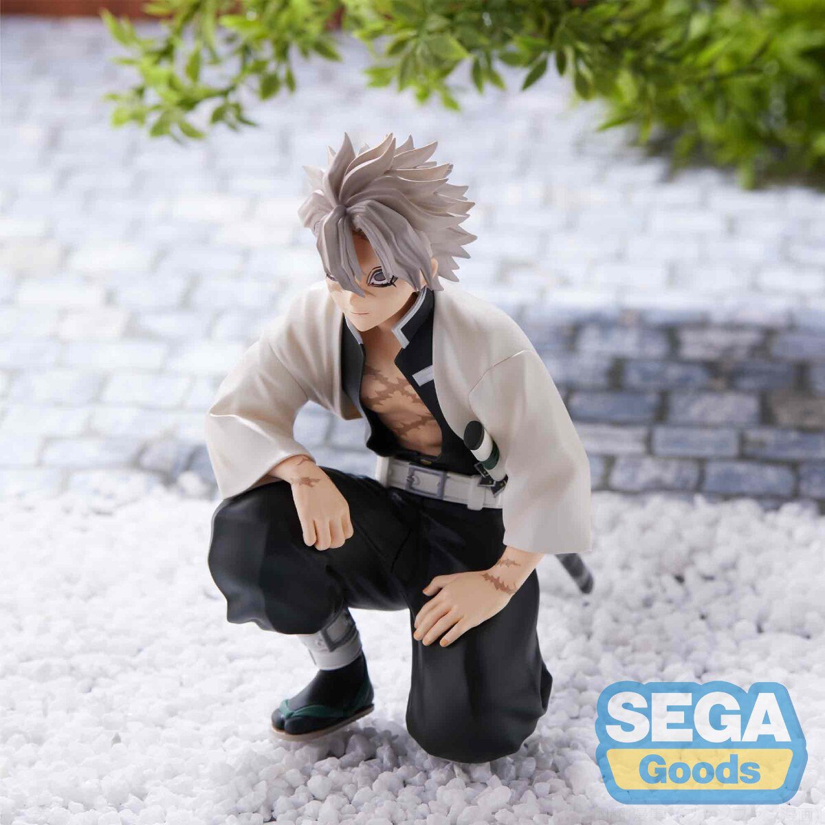 Pre-sale Demon Slayer Shinazugawa Sanemi Pillar Meeting Anime Figure Pvc Model Toy Desktop ornaments Cartoon Model Collectibles