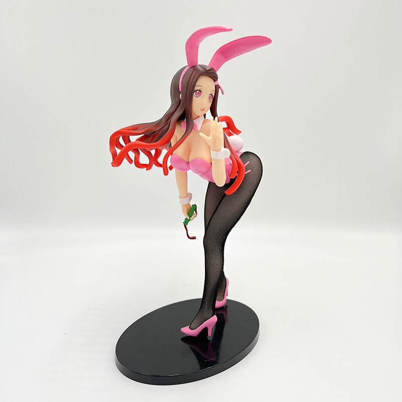 25cm Demon Slayer Kamado Nezuko Sexy Anime Figure Kimetsu no Yaiba Nezuko Bunny Girl Action Figure Collectible Model Doll Toys