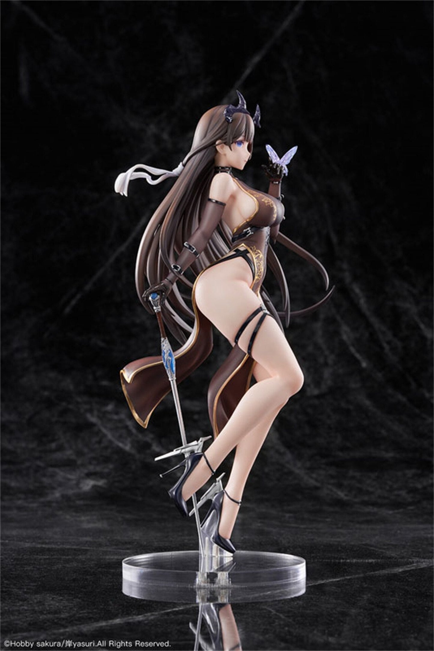 23cm Lost Order Moen Devil Ver Sexy Nude Girl Model PVC Anime Action Hentai Figure Adult Toys Doll Gifts