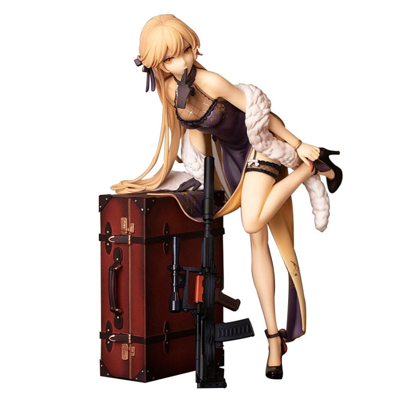 Hot Game OTs-14 Groza Figure Sexy Model Toy Gift Anime Figure Girls Frontline Action Figuine Cheongsam Weapon 23 CM