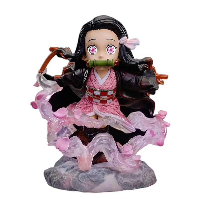 Demon Slayer Anime Figure Kimetsu No Yaiba GK Rengoku Kyoujurou Kamado Nezuko Tomioka Giyuu Action Figure PVC Model Toys Gifts