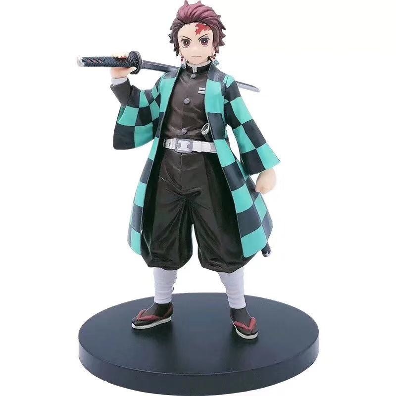 Demon Slayer Tokitou Muichirou Anime Figures PVC Toys 16cm Kanroji Mitsuri Shinazugawa Sanemi Kimetsu no Yaiba Action Doll Figma