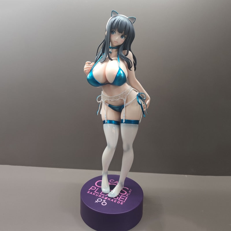 30cm Daiki Kougyou Anime Figure Sakura Kaede Action Figure Skytube Sexy Girl Figure Aldult Collectible Model Doll Toys Gifts