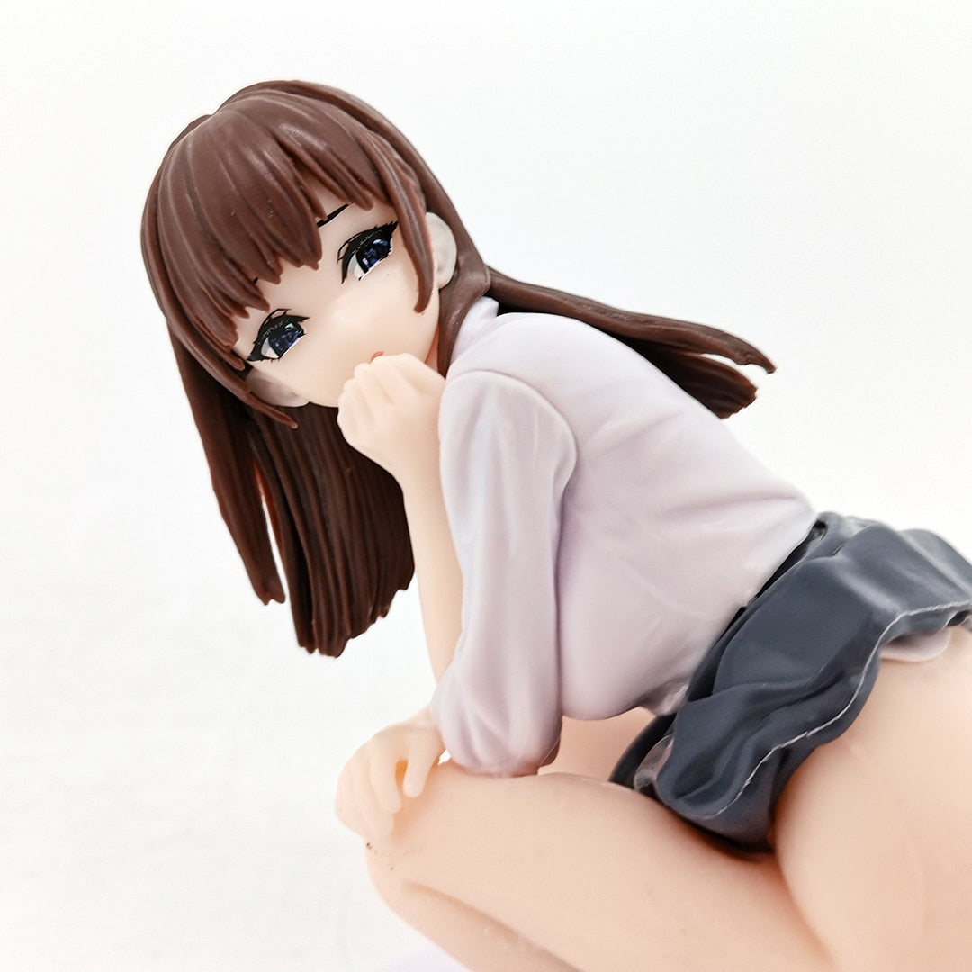 Shiragane Noel Figure Shagami JK-san Pink Charm TwinBox Shiori-chan Sayu Anime PVC Action Figure Toy Collection Model Doll