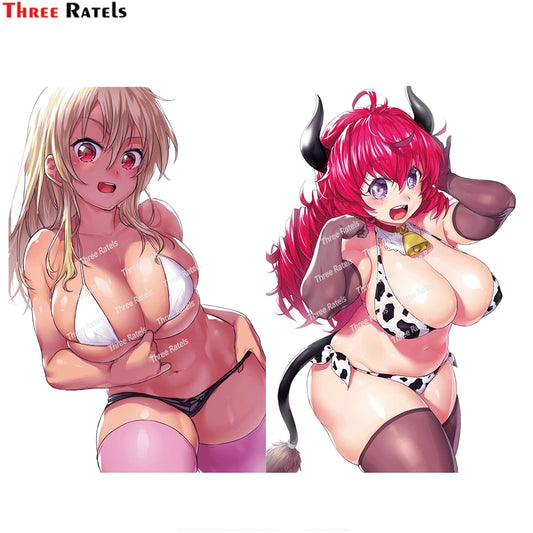 Sexy anime girl Stickers | Bikin Anime girl stickers | Sexy swimsuit stickers | underwear car stickers decal anime cute car accessories decoration