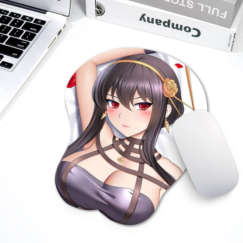 2022 new version Japanese anime 3 d mouse pad wristbands Cartoon Creative cute mouse pad Chest mouse pad Free Shipping