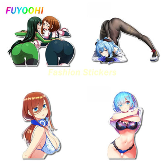 Sexy anime girl Sticker | Bikini Anime girl stickers | Sexy swimsuit stickers | underwear car stickers decal anime cute car accessories decoration