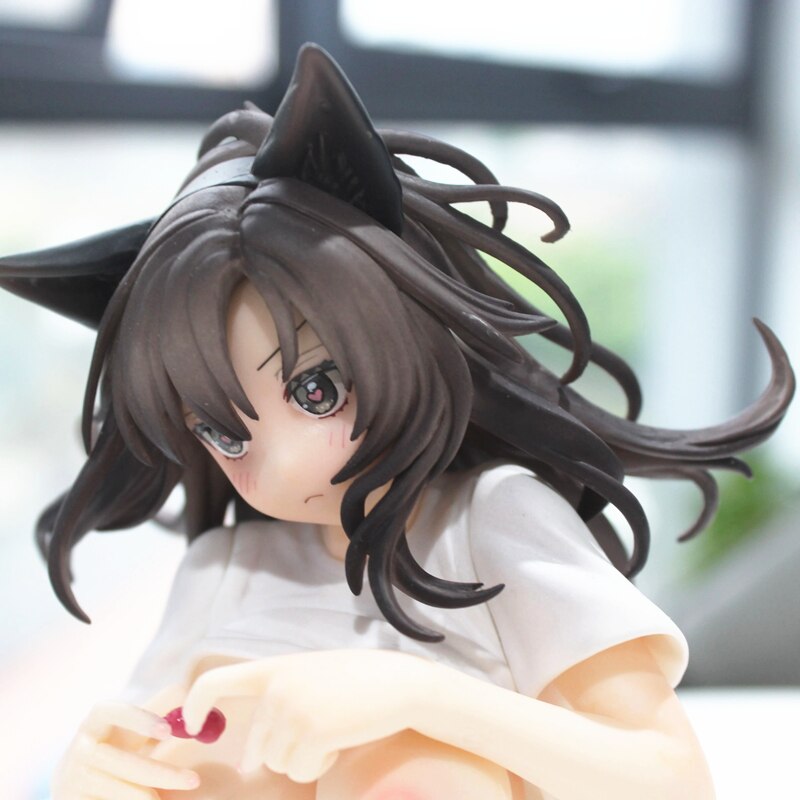 18cm Skytube Pure x Shiko x Milk Yasu Nao Native Figure PVC Anime Action Figurine Toys Sexy Girl Model Statue Adult Collection