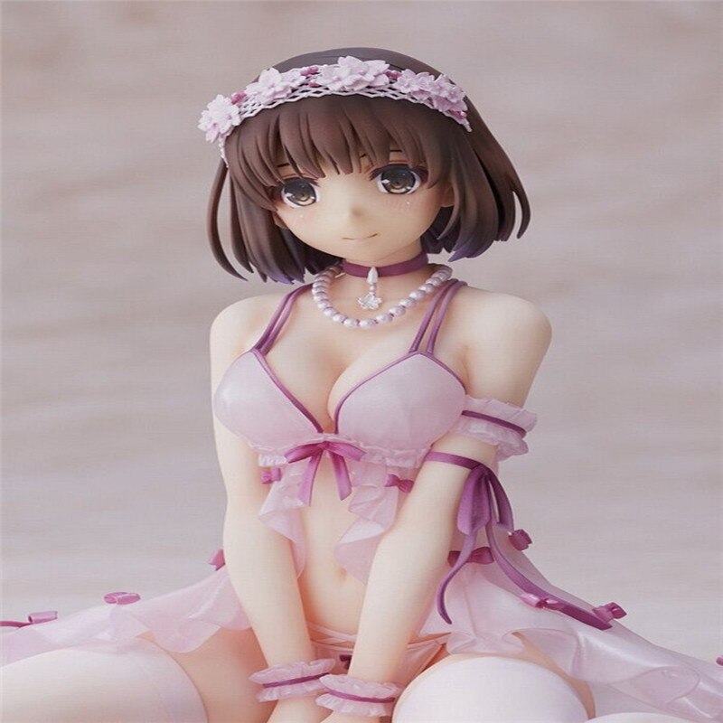 16CM Sexy Megumi Kato Action Figure Anime How To Raise A Boring Girlfriend Figure PVC Collection Model Toys For Aldult Gifts