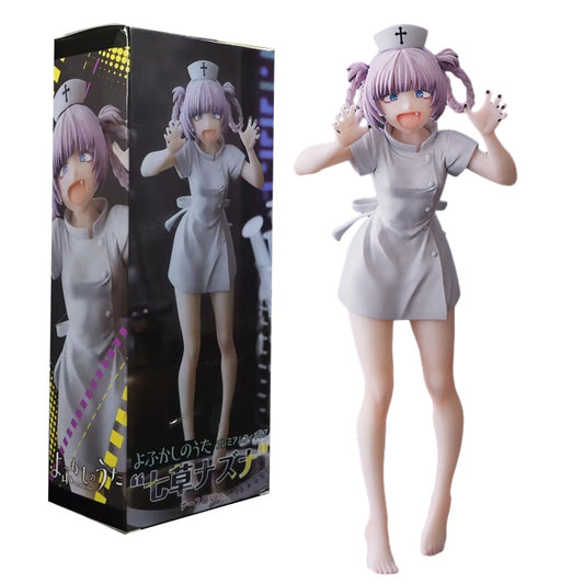 20cm Call Of The Night Anime Figures  Nanakusa Nazuna Vampire Nurse Sexy Action Figure Collection Model Doll Ornaments Toys Gift