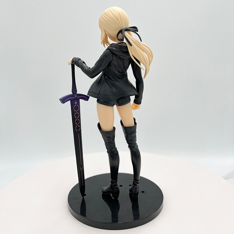 23cm Fate/Grand Order Sexy Anime Figure Saber Altria Pendragon Action Figure Saber Alter Casual Wear Figurine Model Doll Toys