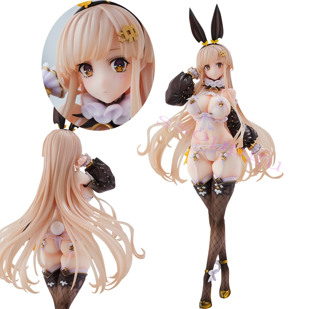 NEONMAX Mois 1/6 BUNNY Figure White Bunny Girl 30cm Anime PVC Action Figure Toy Game Statue Adult Collection Model Doll Gift